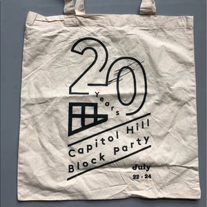 Capitol Hill Block Party 20 years Bag Seattle
